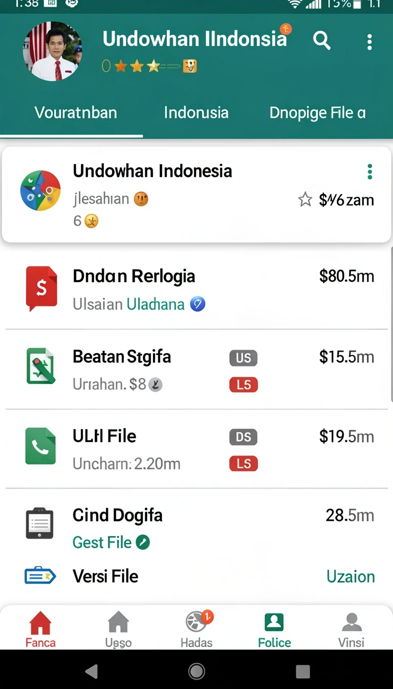 Tampilan utama aplikasi Review Aplikasi topanwin yang intuitif dan efisien.