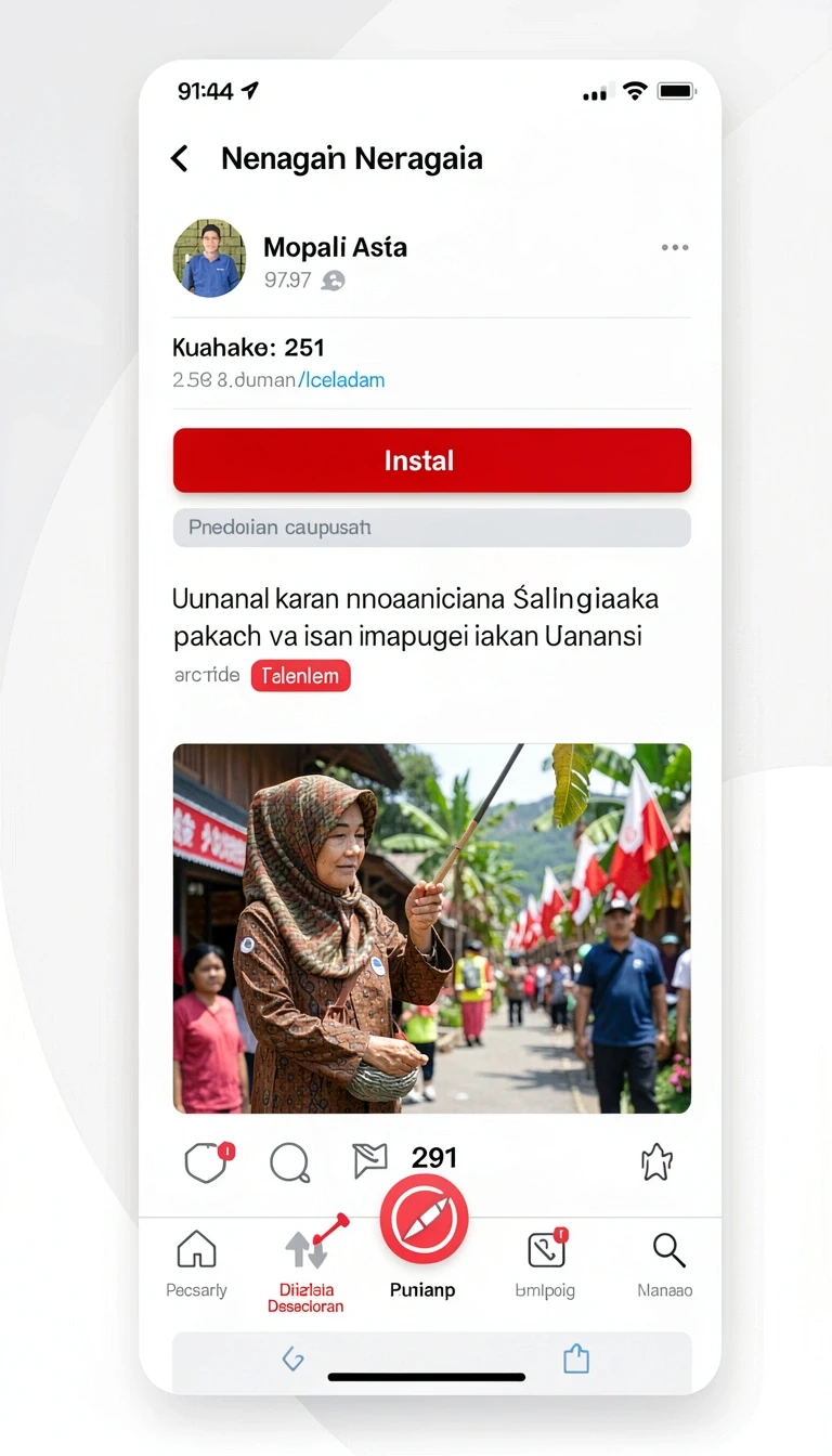 Tampilan utama aplikasi Review Aplikasi rubah4d yang intuitif dan efisien.