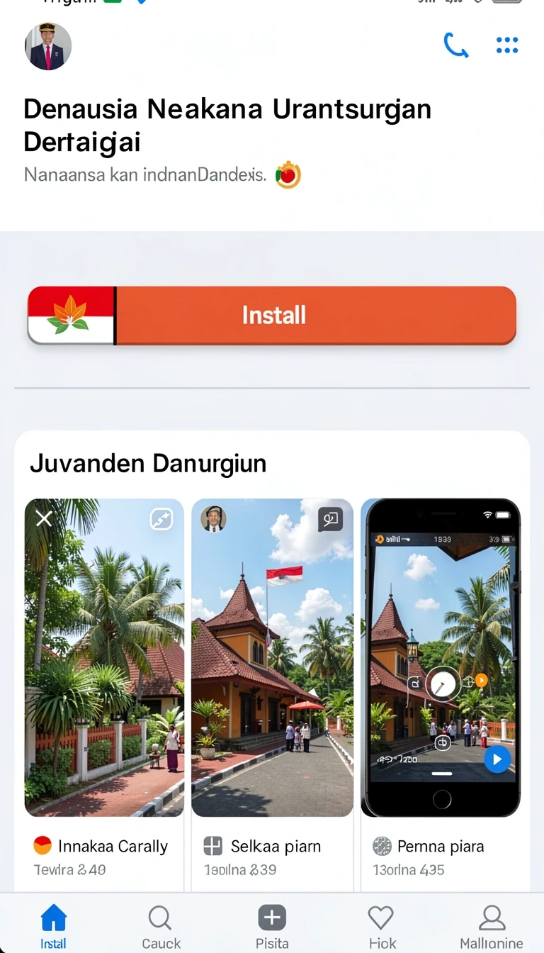 Tampilan utama aplikasi Review Aplikasi vip555 yang intuitif dan efisien.
